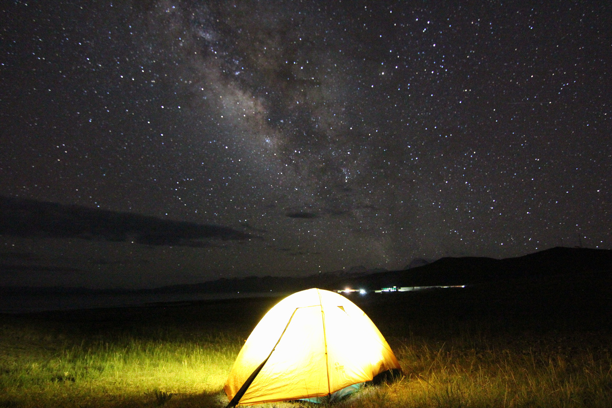 圣湖玛旁雍错的星空