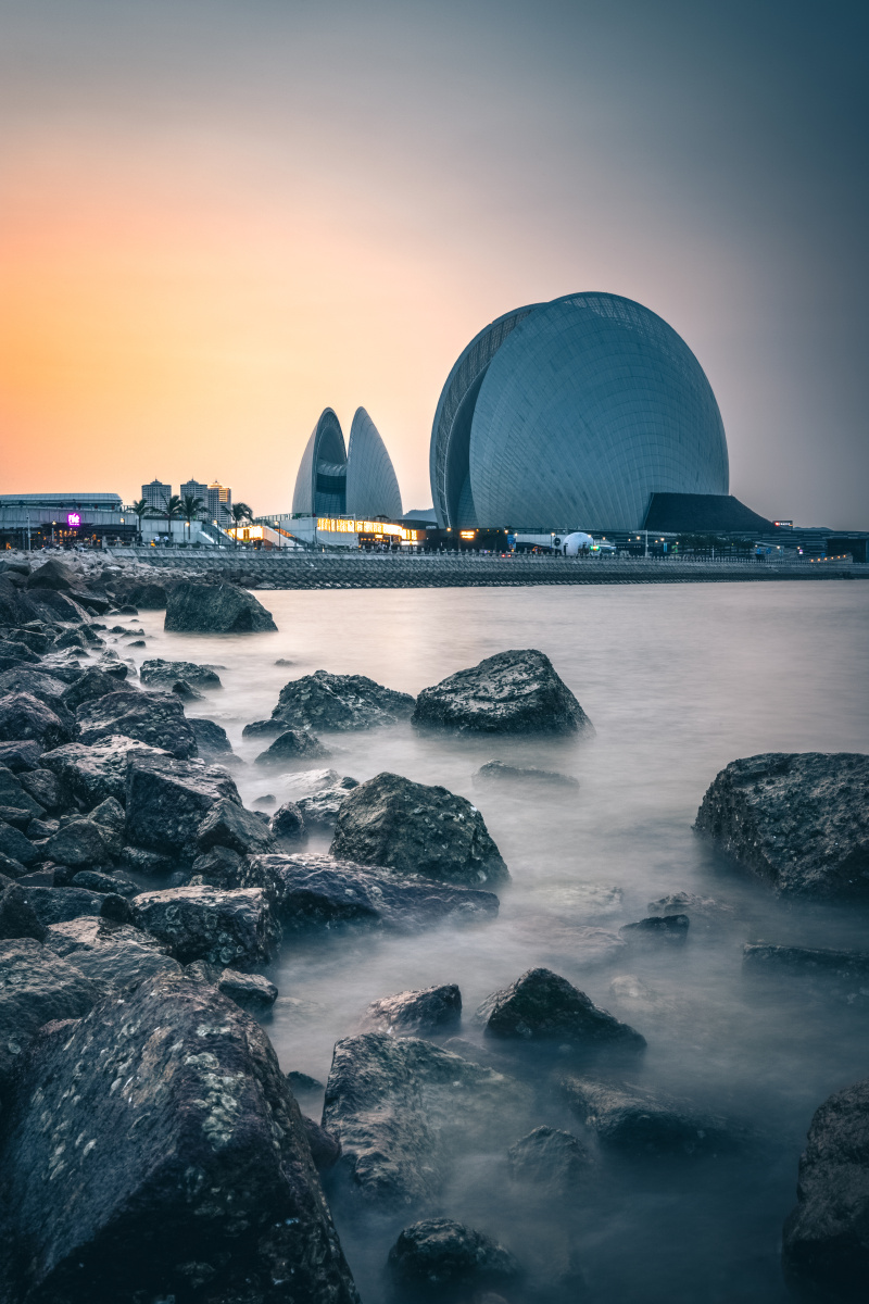 日月贝拍摄于珠海野狸岛