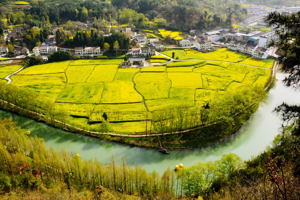 汉中勉县龙湾美景