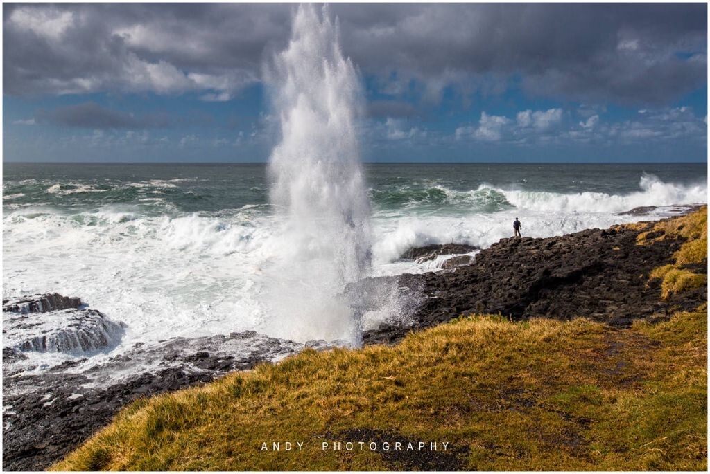 摄于澳大利亚Kiama的Little Blowhole