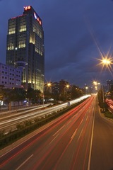 北京劲松桥夜景