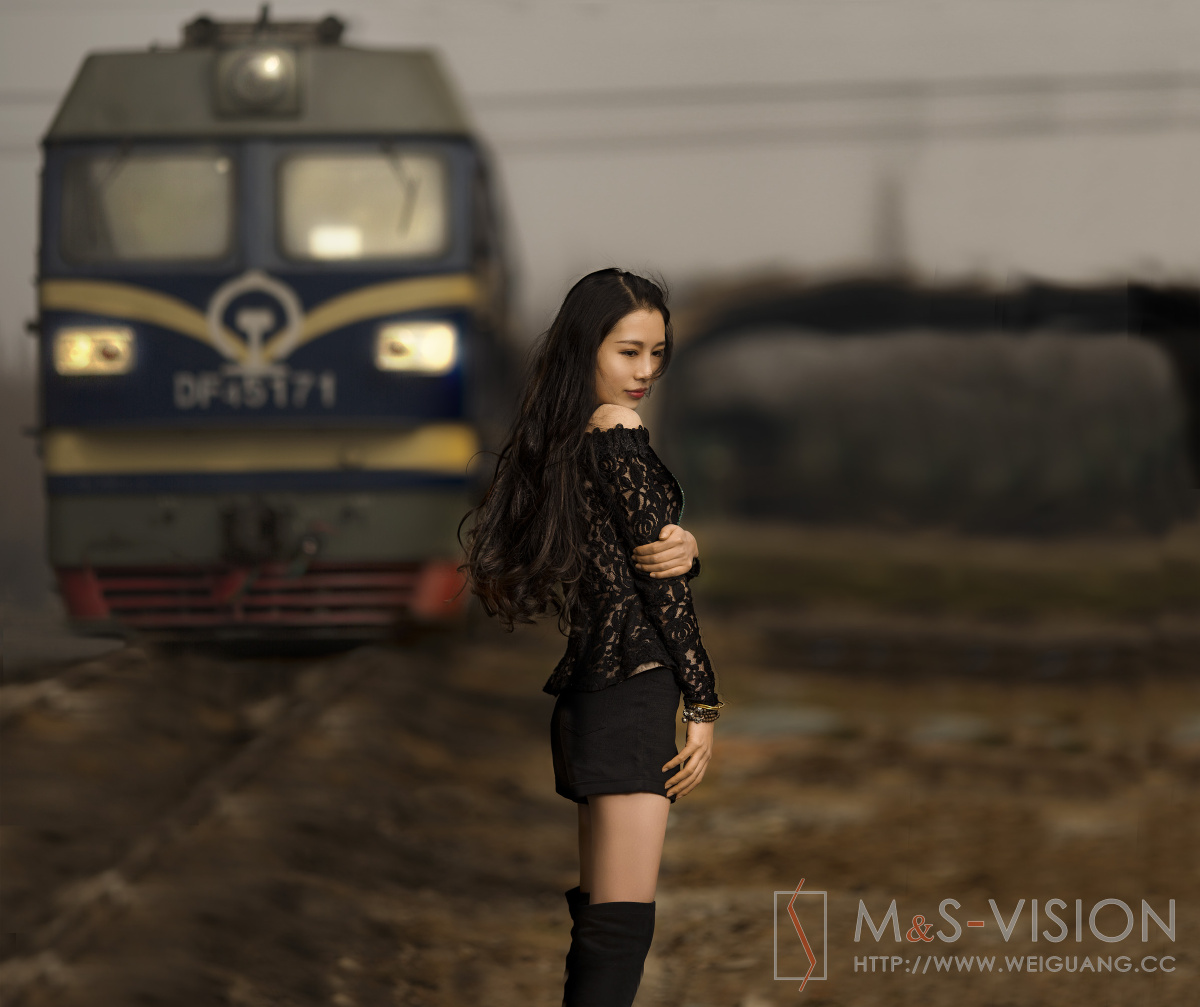 离别~~ - 人像, 135mm, 美女, 极简主义, 情绪, 闪