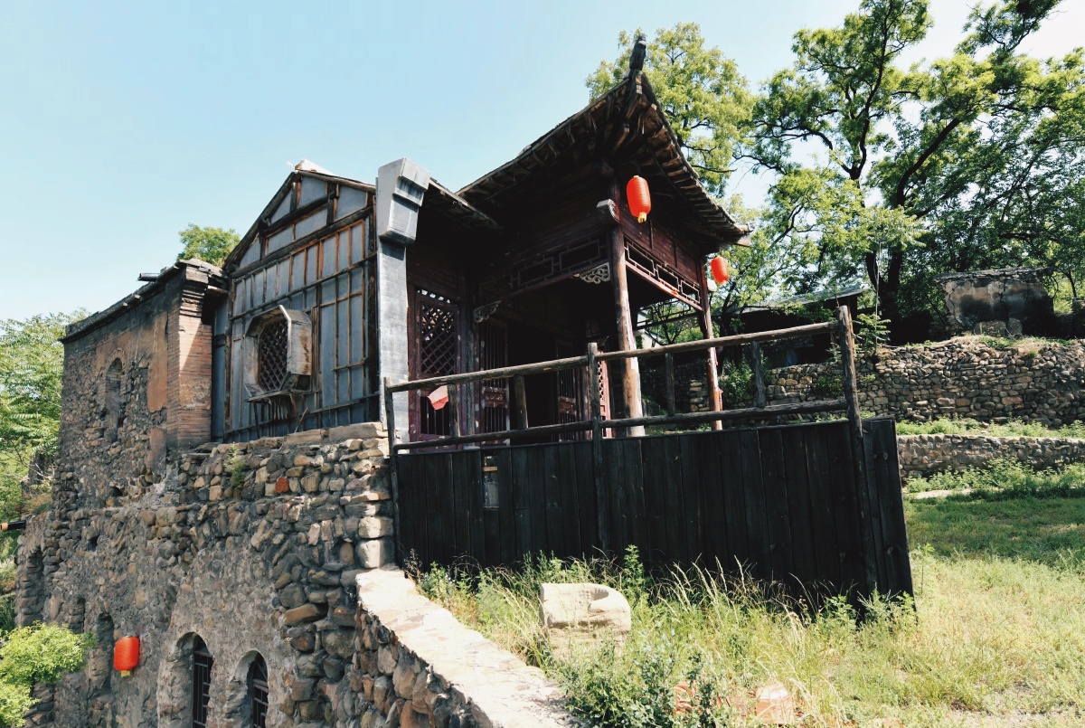 石堡回望场景店头古堡