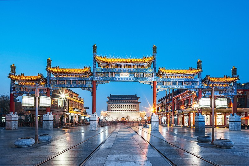 12月,前门大街。继续窝在北京冬眠的一个月,拍好身边的景物。