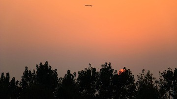 太阳落山了
