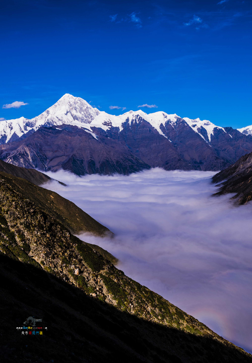 贡嘎西坡环摄,接近天堂的地方 - 天书 - 图虫
