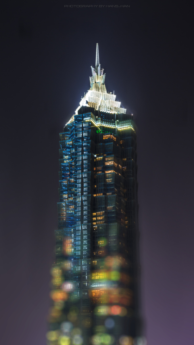 最美城市天际线上海金茂大厦