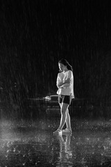雨，夜