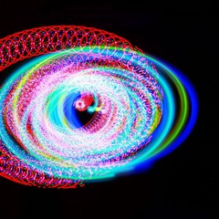 Light painting eye
