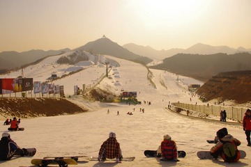 这是第一次去滑雪