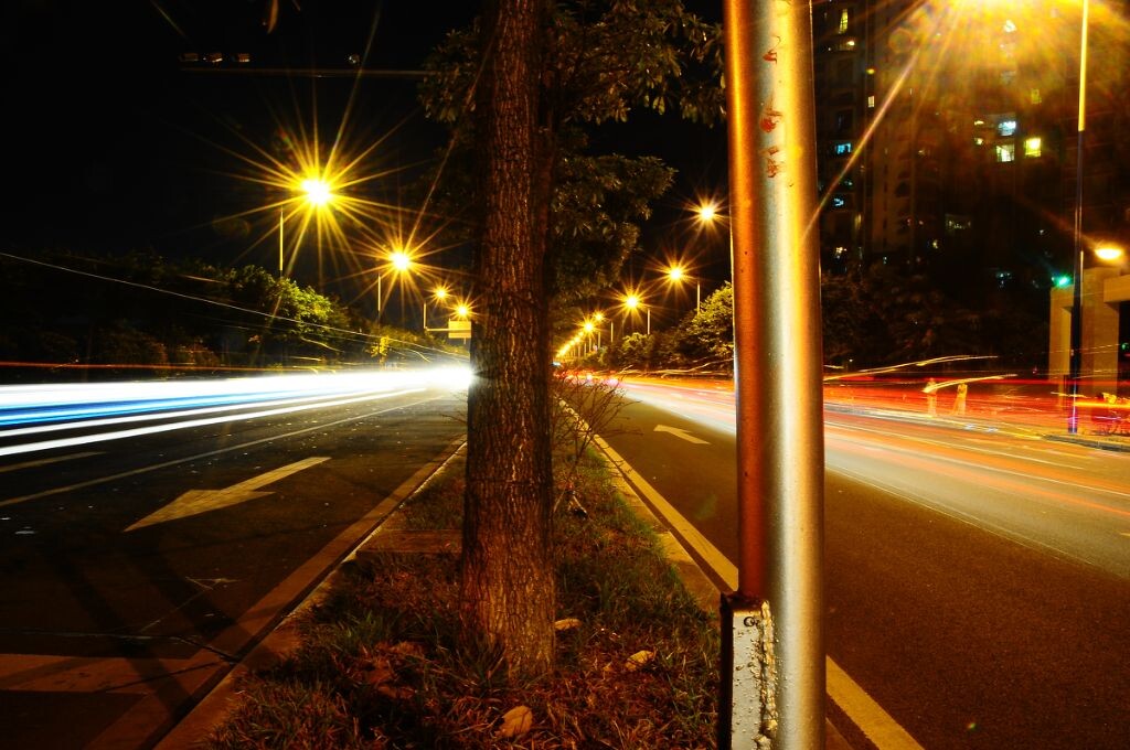广州的夜色
