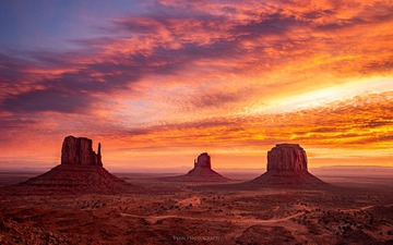 Monument Valley的日出-5K