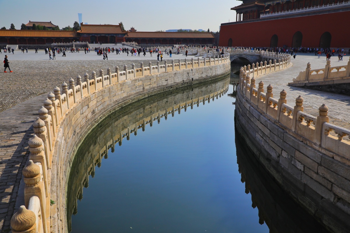 故宫内金水河