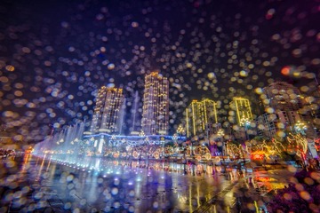 夜色洒落