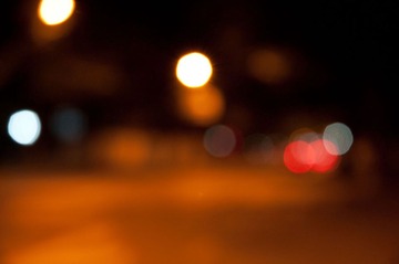半夜的城市