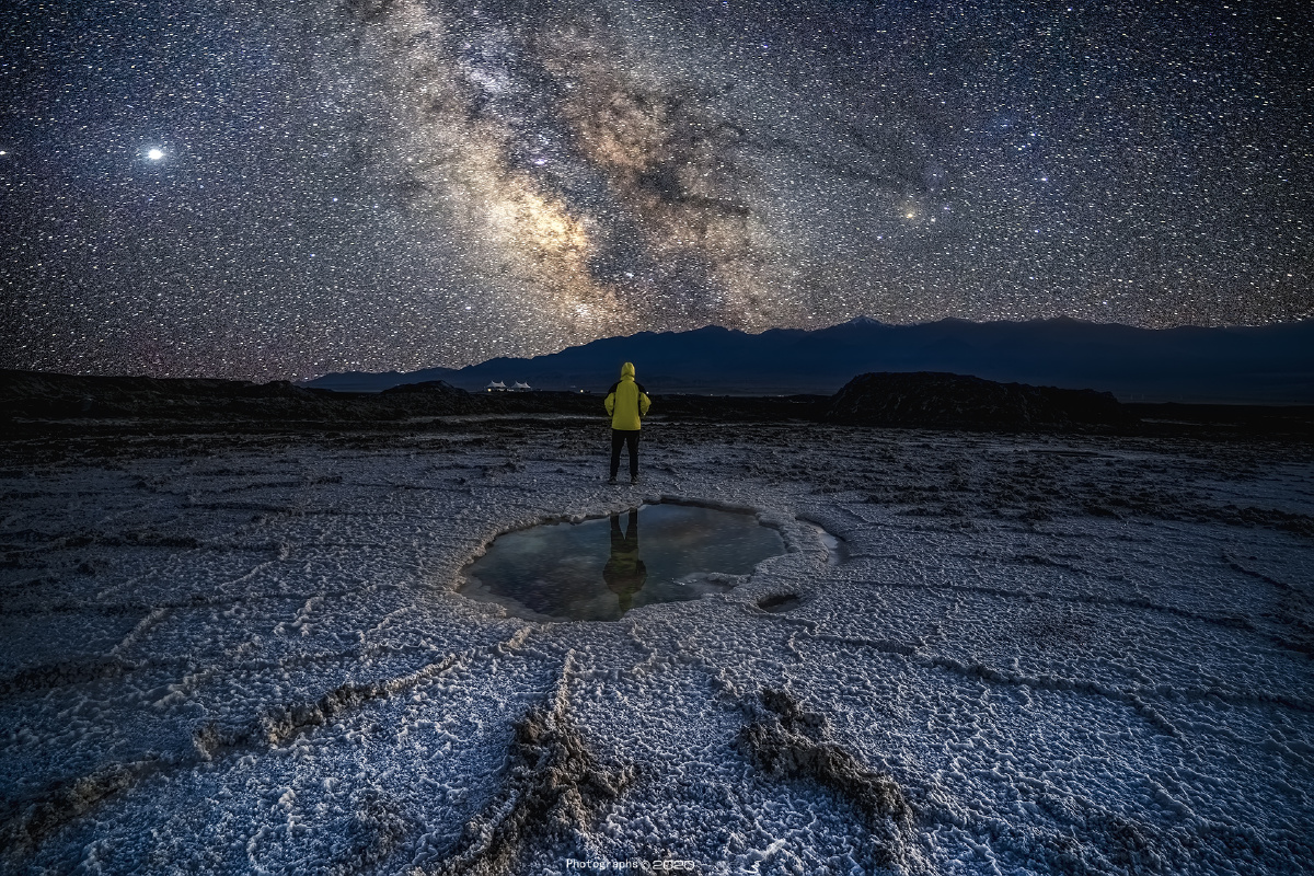 自然风光摄影大柴旦by腾龙1728mm富图宝p4注释夜雨星辰之下叹畏宇宙