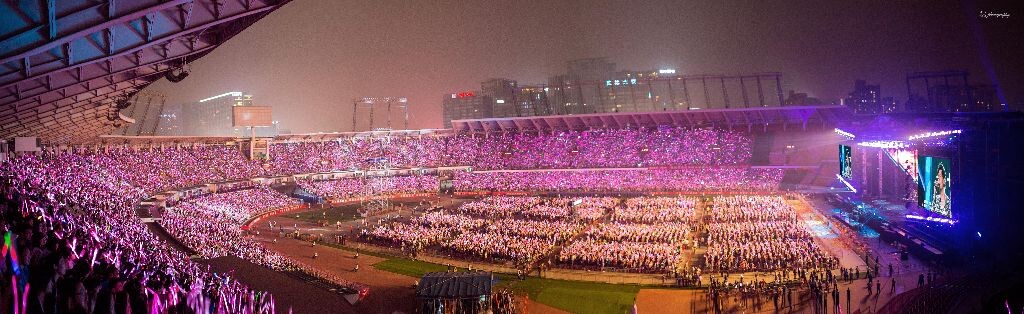 周杰伦北京演唱会全景图