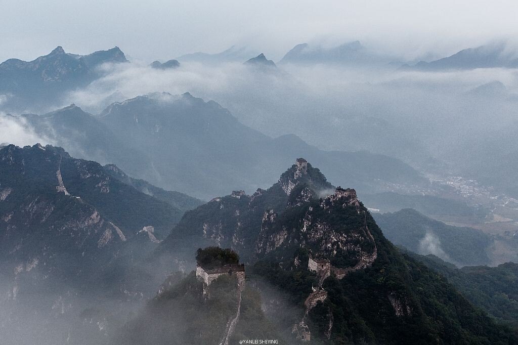 一般拍箭扣都是半夜上山，9月23日，早上拍
