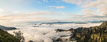 镇北楼上看云海