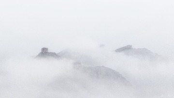 泼墨长城画