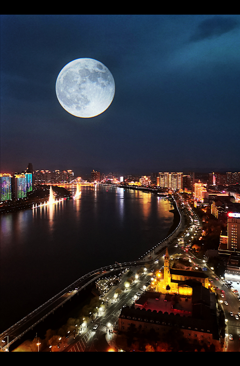 吉林超级月亮