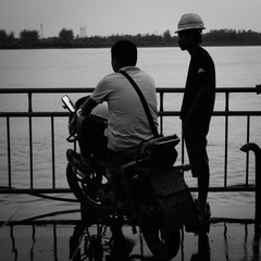 on the way