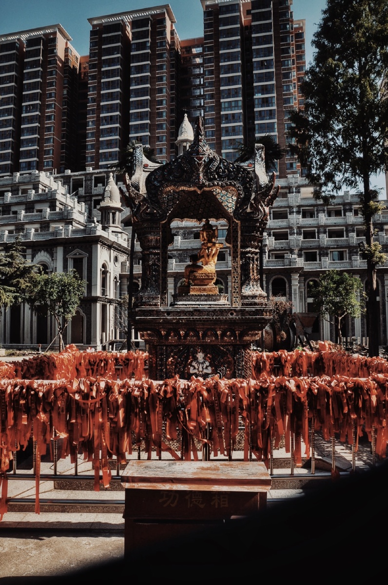 武汉古德寺的四面佛