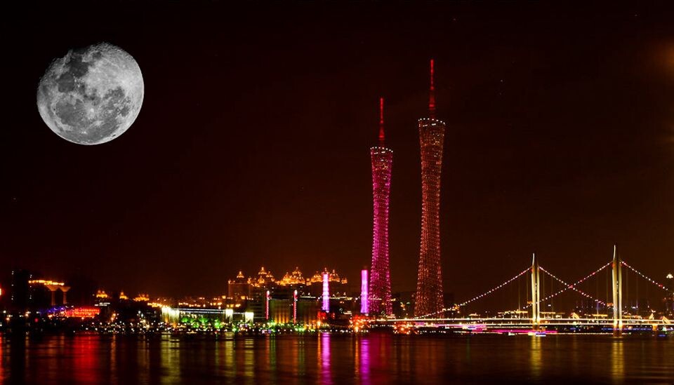 广州 珠水夜韵
