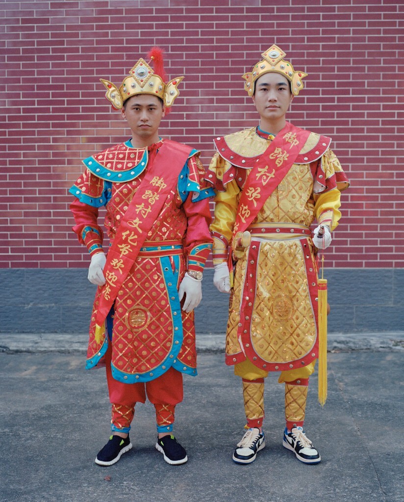 扮演古代武将的青年 2023 广东东海岛