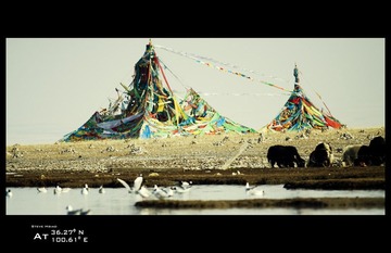 我在，北纬36.27，东经100.61