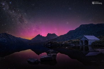 摇篮山极光2