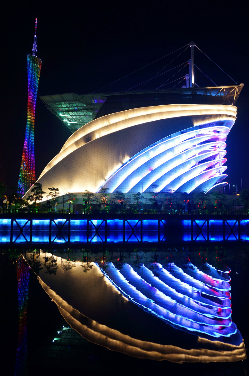 广州海心沙夜景