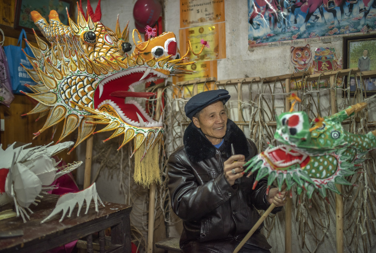 扎龙头的老艺人