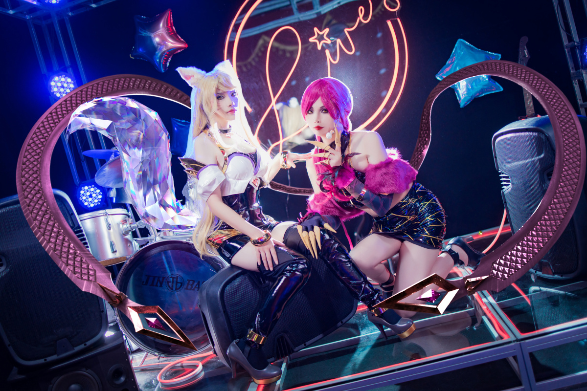 英雄联盟coskda阿狸伊芙琳