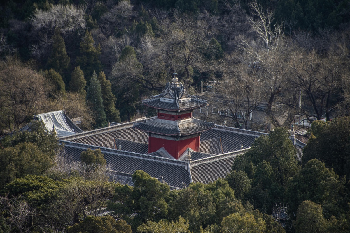 香山碧云寺罗汉堂屋顶