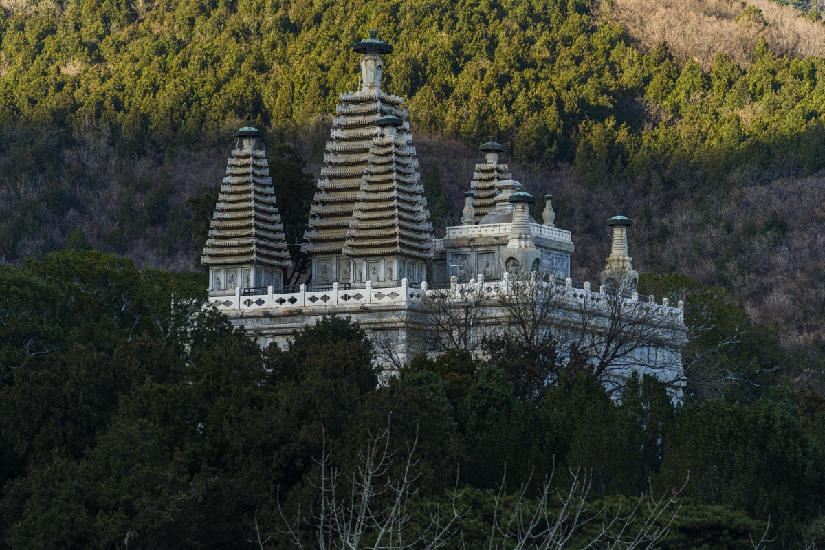 碧云寺金刚宝座塔,另一面角度 - 自在香山 - 图虫