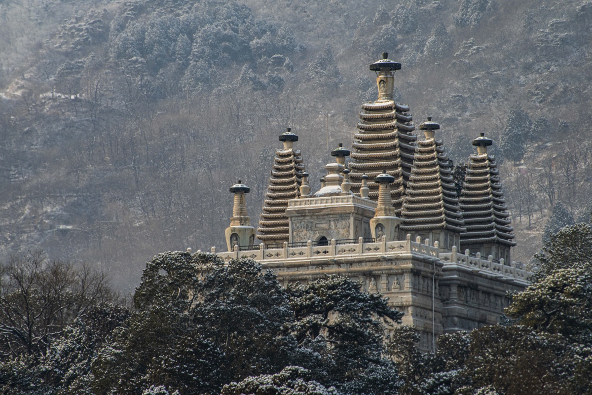 西山晴雪之碧云寺金刚宝座塔