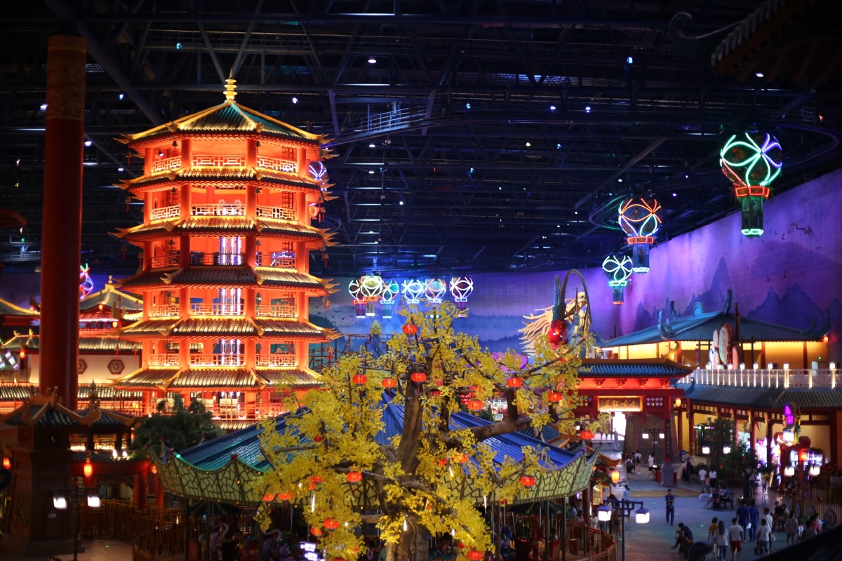 万达乐园,南京元素