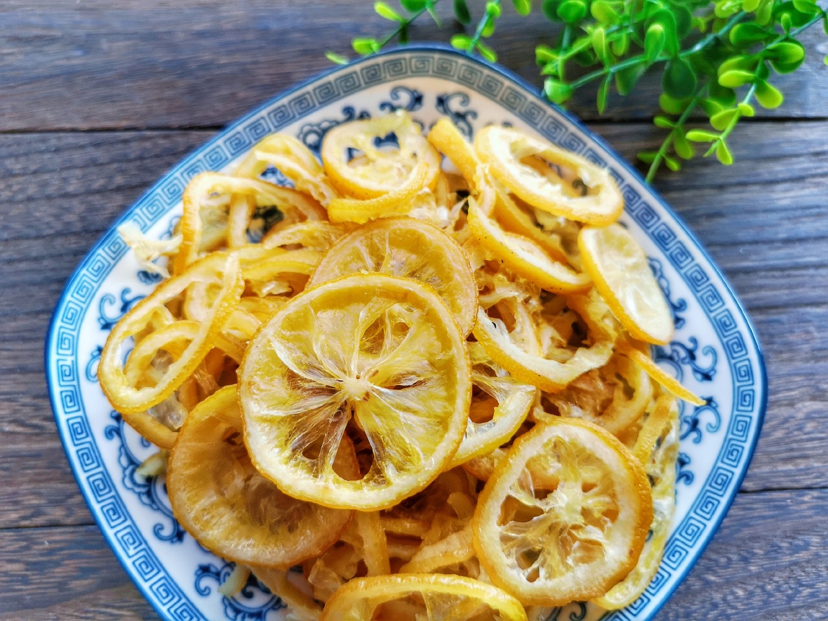 糖渍柠檬干,小时候最馋的味道
