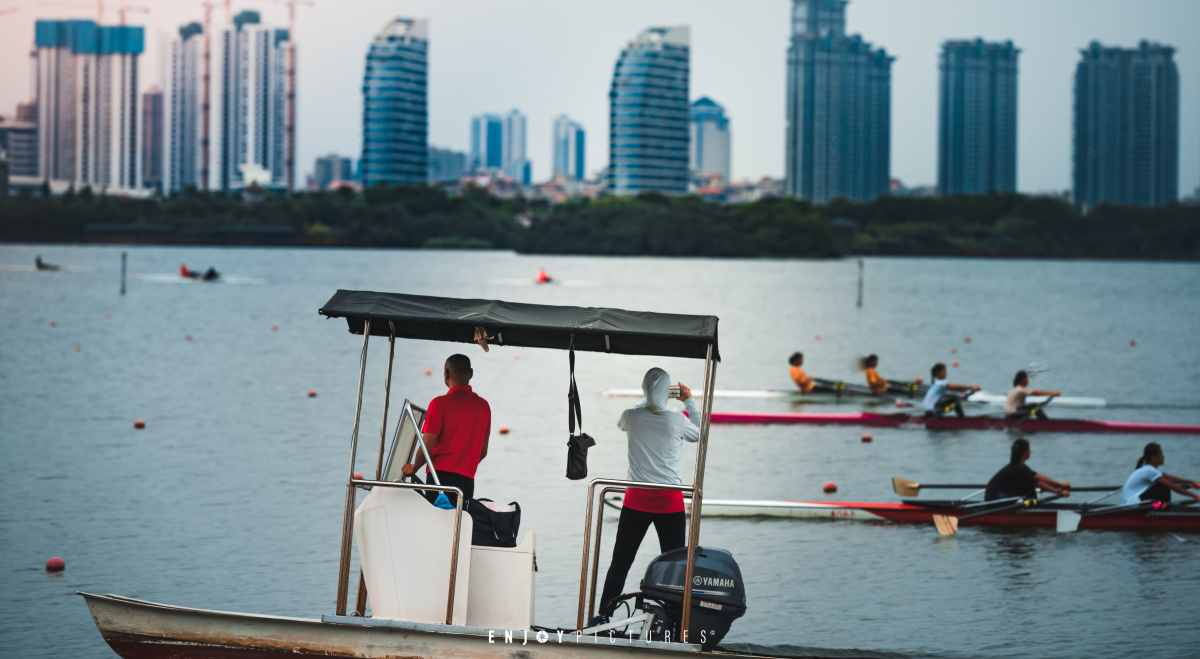 一声哨响摄于厦门集美国家水上运动训练中心