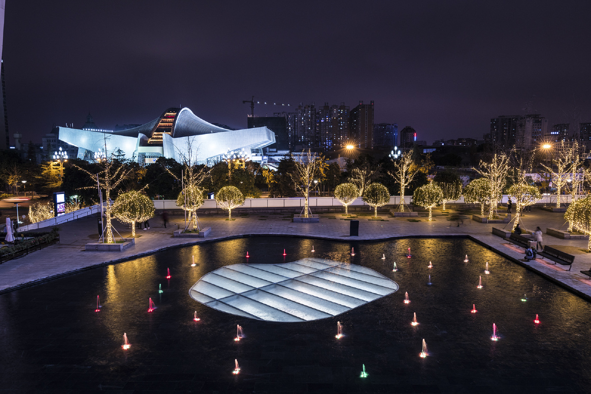 成都来福士夜景