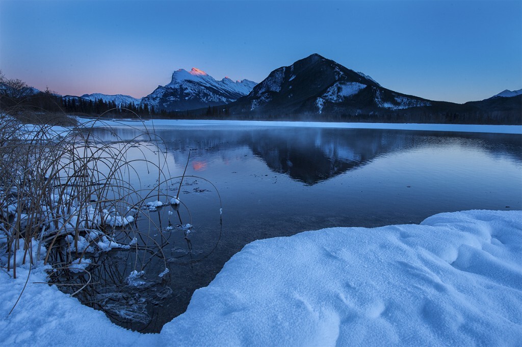 2017年1月12日，我在寒冷得冬季去Banff看雪景，领略寒冷得同时也被Banff冬之魅力所感染并爱上这里。