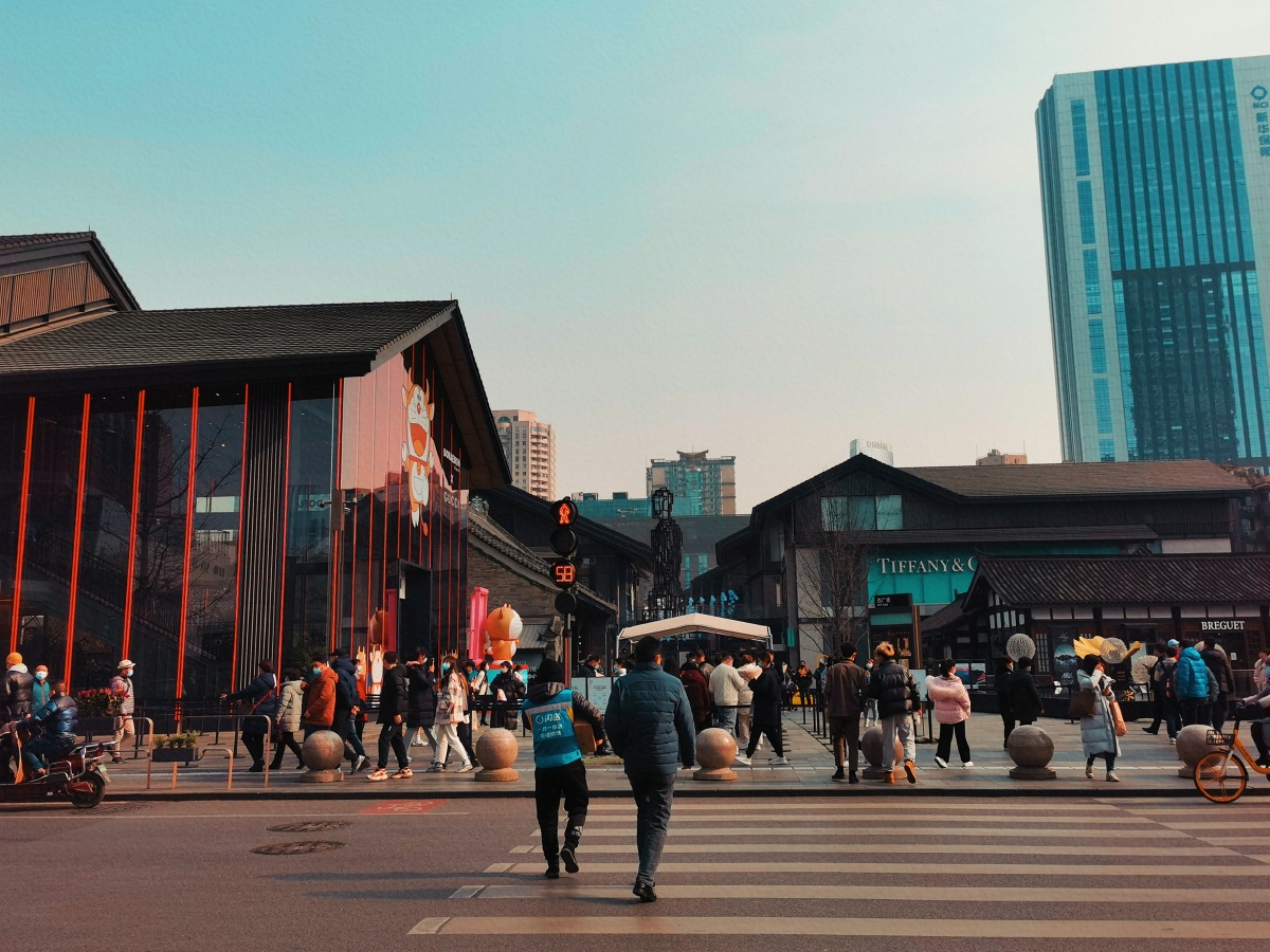 成都的冬日暖阳拍摄于成都太古里