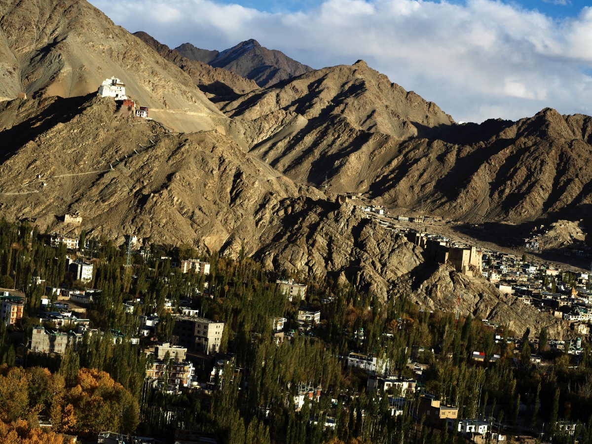 印控克什米尔首府列城