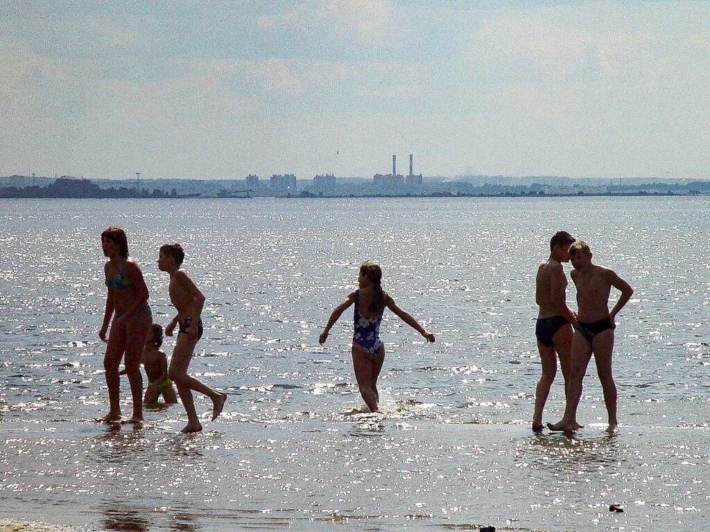 俄罗斯，圣彼得堡，波罗的海沿岸，2002年。