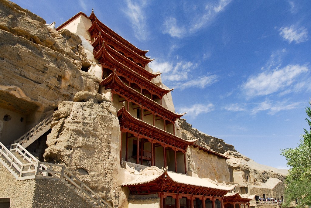 Dunhuang Grottoes，Gansu