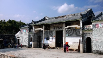 莘村李姓祠堂，位于广东省台山市都斛镇