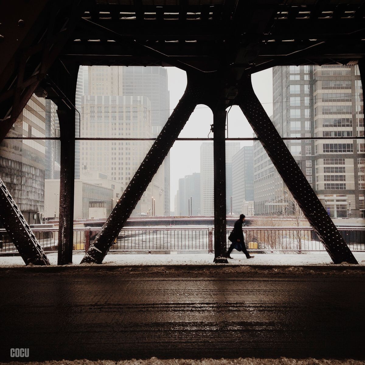 Lake Street bridge. - USA. Chicago. Chicago loop. | Ins: cocu_liu