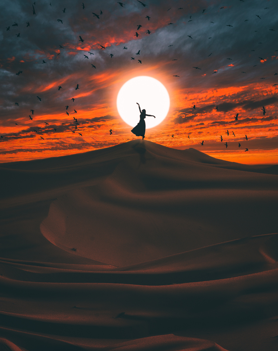 月下舞者舞蹈没有捷径唯有踏踏实实一步一个脚印才能达到理想的状态