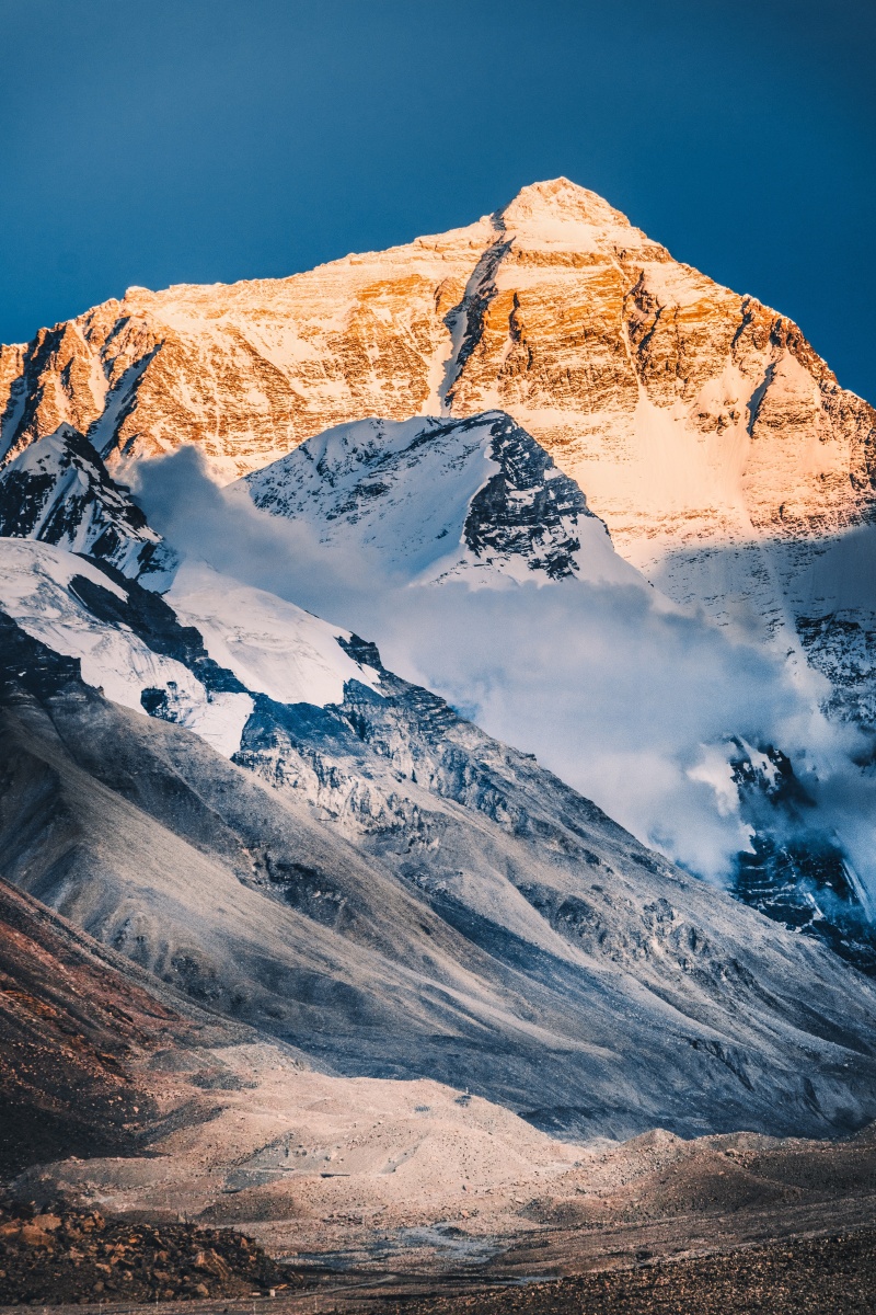 日照珠峰 raw:爱看云的猫?